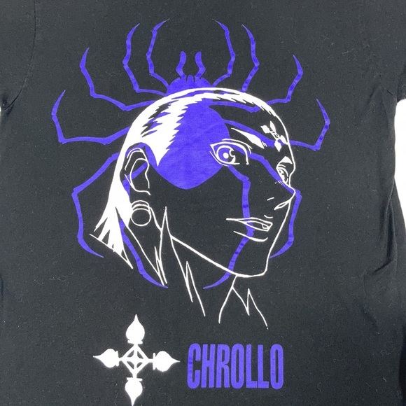 HunterxHunter Chrollo Lucifer T-Shirt Men's Sz XL Black Spider Phantom Troupe - Picture 2 of 5